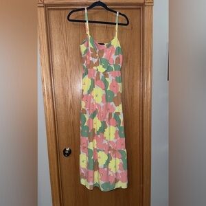 Social Standard by Sanctuary Floral Smocked Tiered Maxi Sundress